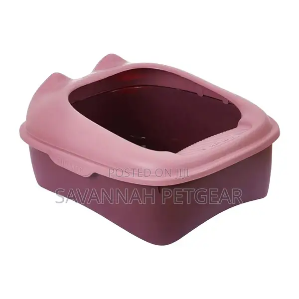 Cat Litter Box Anti-Splashing Toilet Semi-Enclosed - Large
