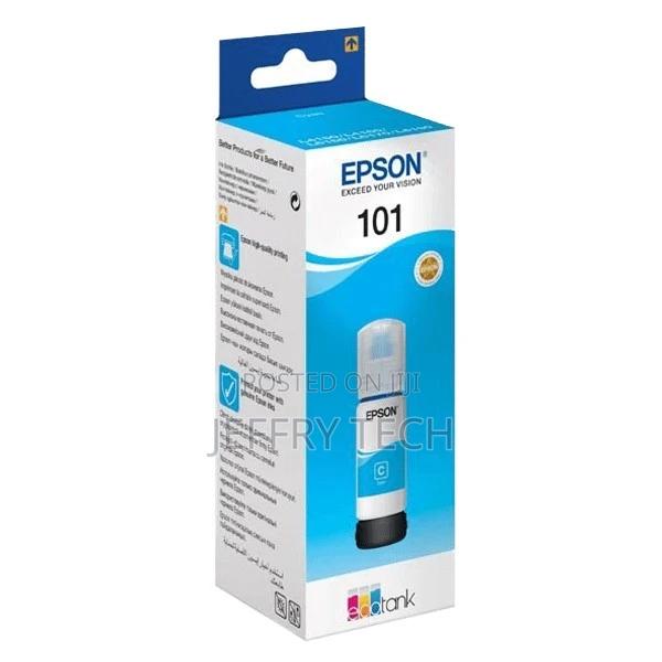 Epson 101 Ecotank Cyan Ink Bottle - main view