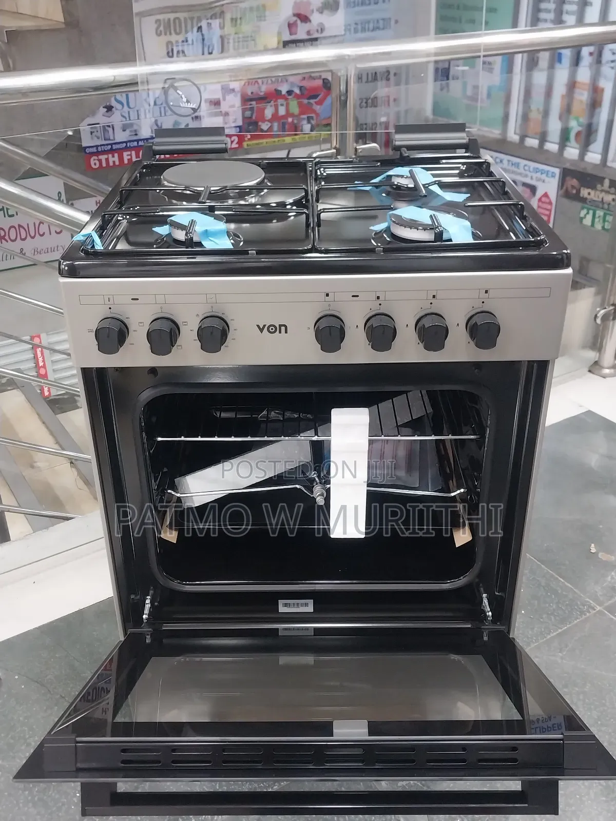 Von Hotpoint Standing Cooker 3+1 55×60 Electric Oven