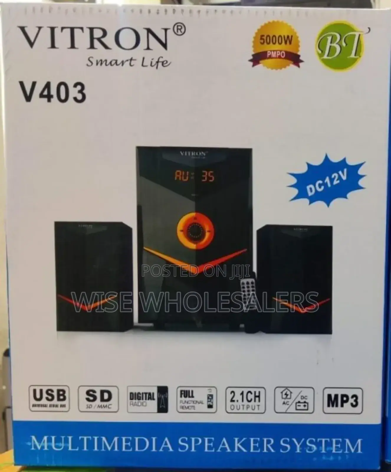Vitron V403 Subwoofer 5000w 2.1ch Bluetooth *