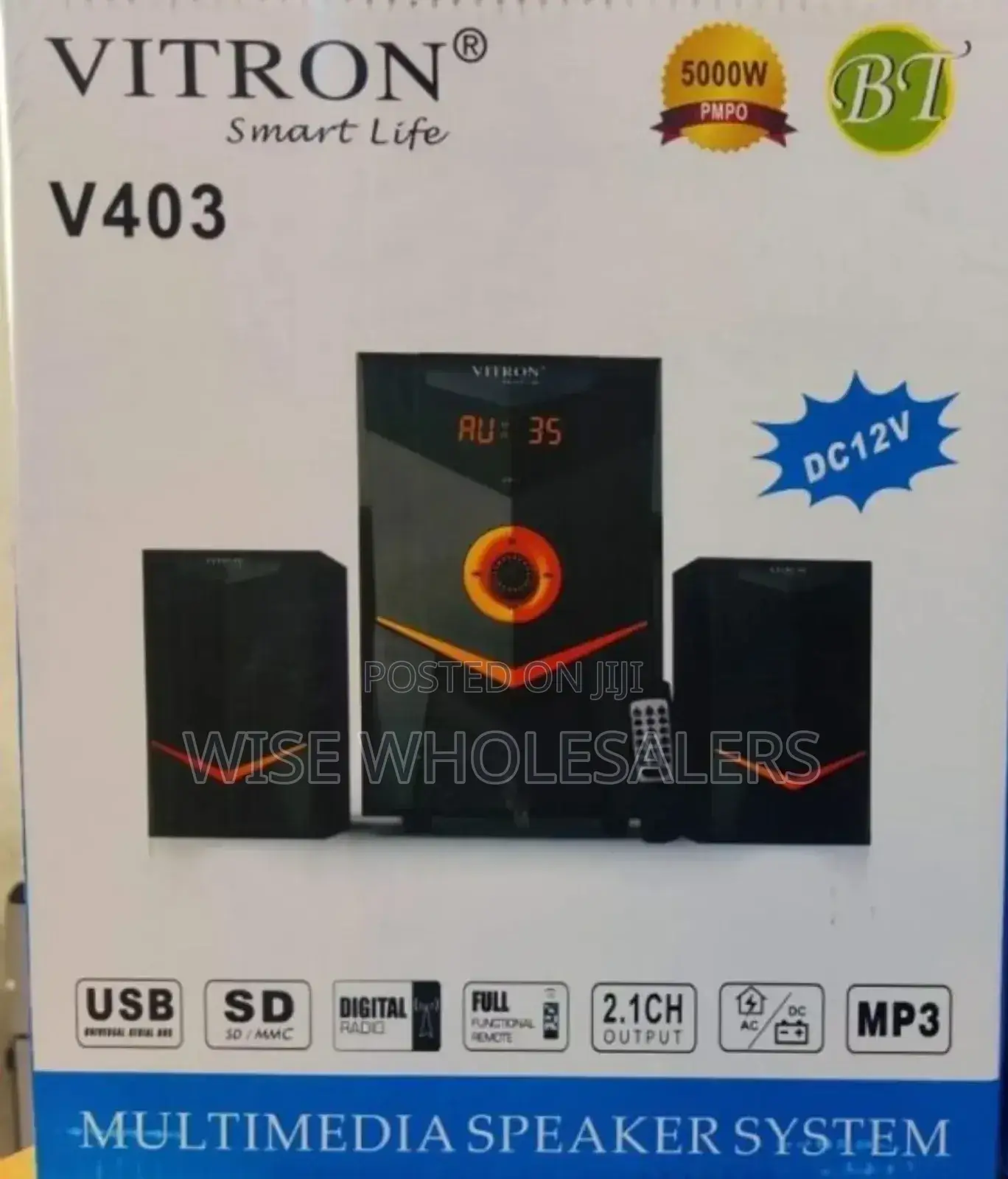 Vitron V403 Subwoofer 5000W 2.1ch Bluetooth°°••°°✓