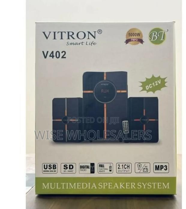 Vitron V402 2.1CH Sub Woofer System USB/SD/FM 5000w.✓ \\