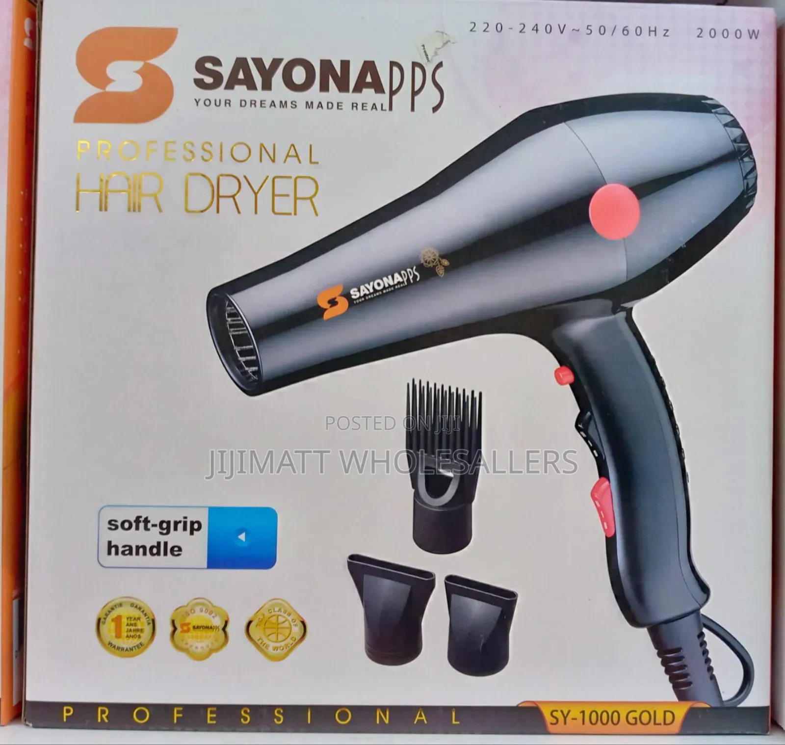Sayona Professional Hair Dryer 2000watts Available