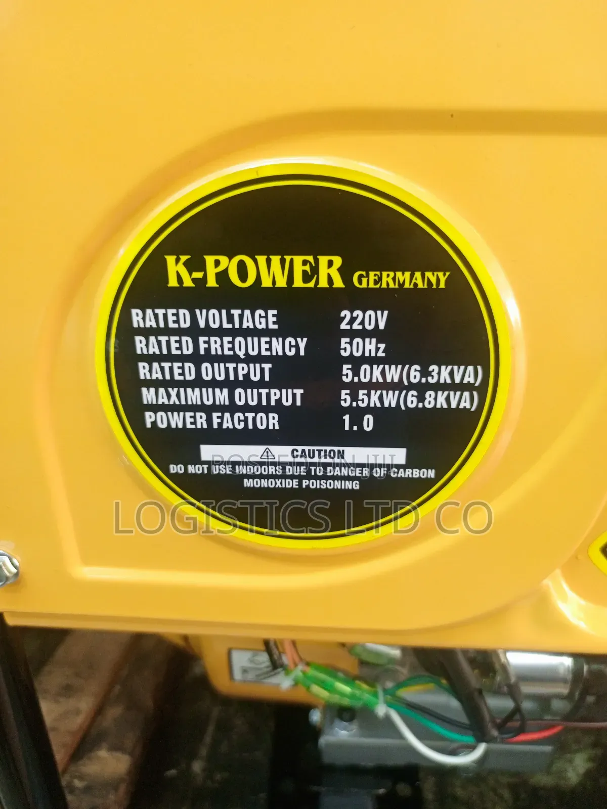 K-Power Germany KPG6000EN-6 6.8KVA Petrol Generator