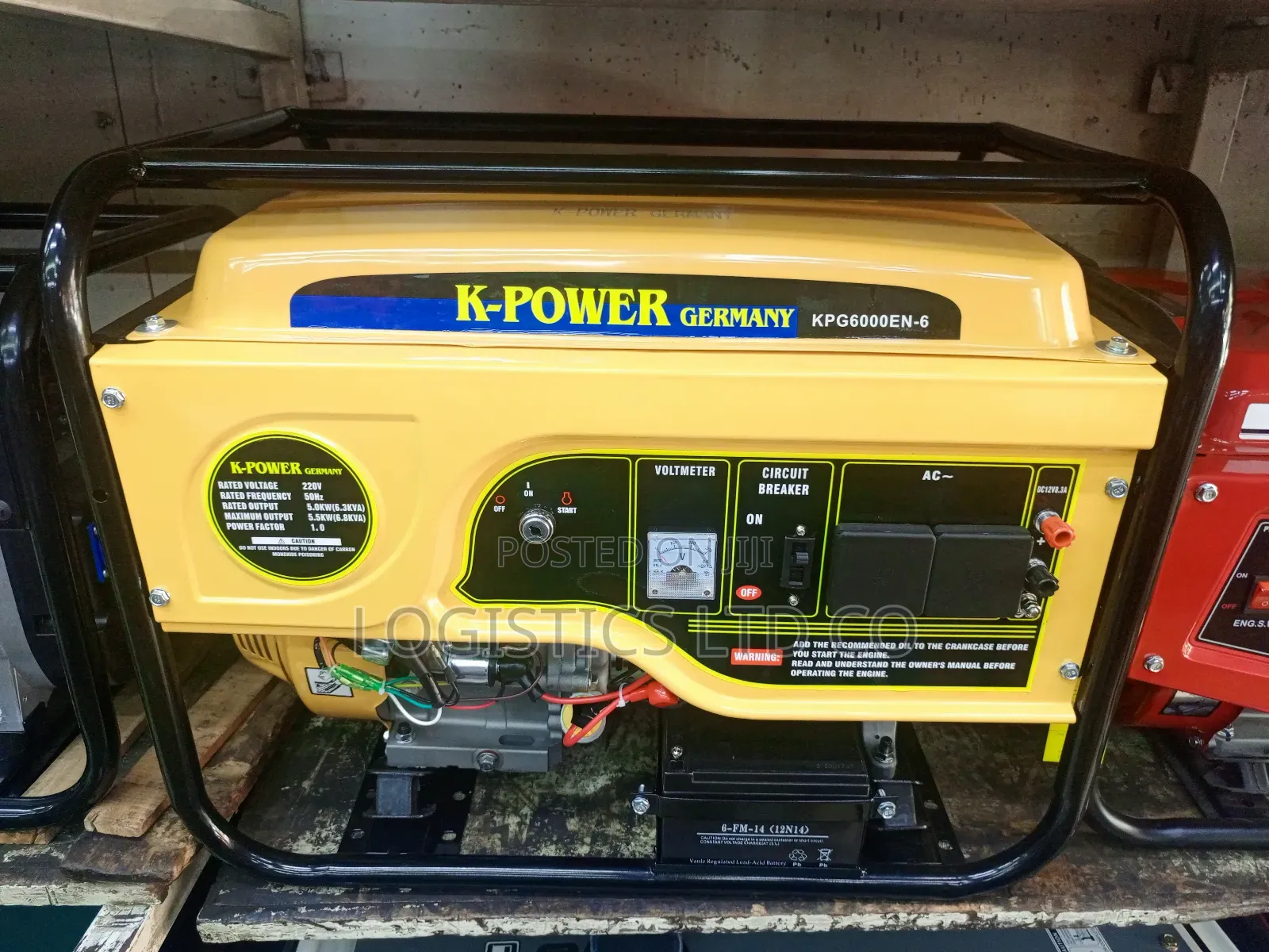K-Power Germany KPG6000EN-6 6.8KVA Petrol Generator