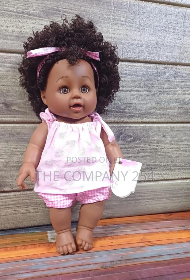 *Kids Playing Toys African Doll*