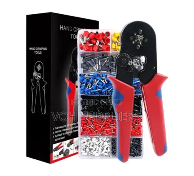 Ferule Crimping Tool+Rags - main view