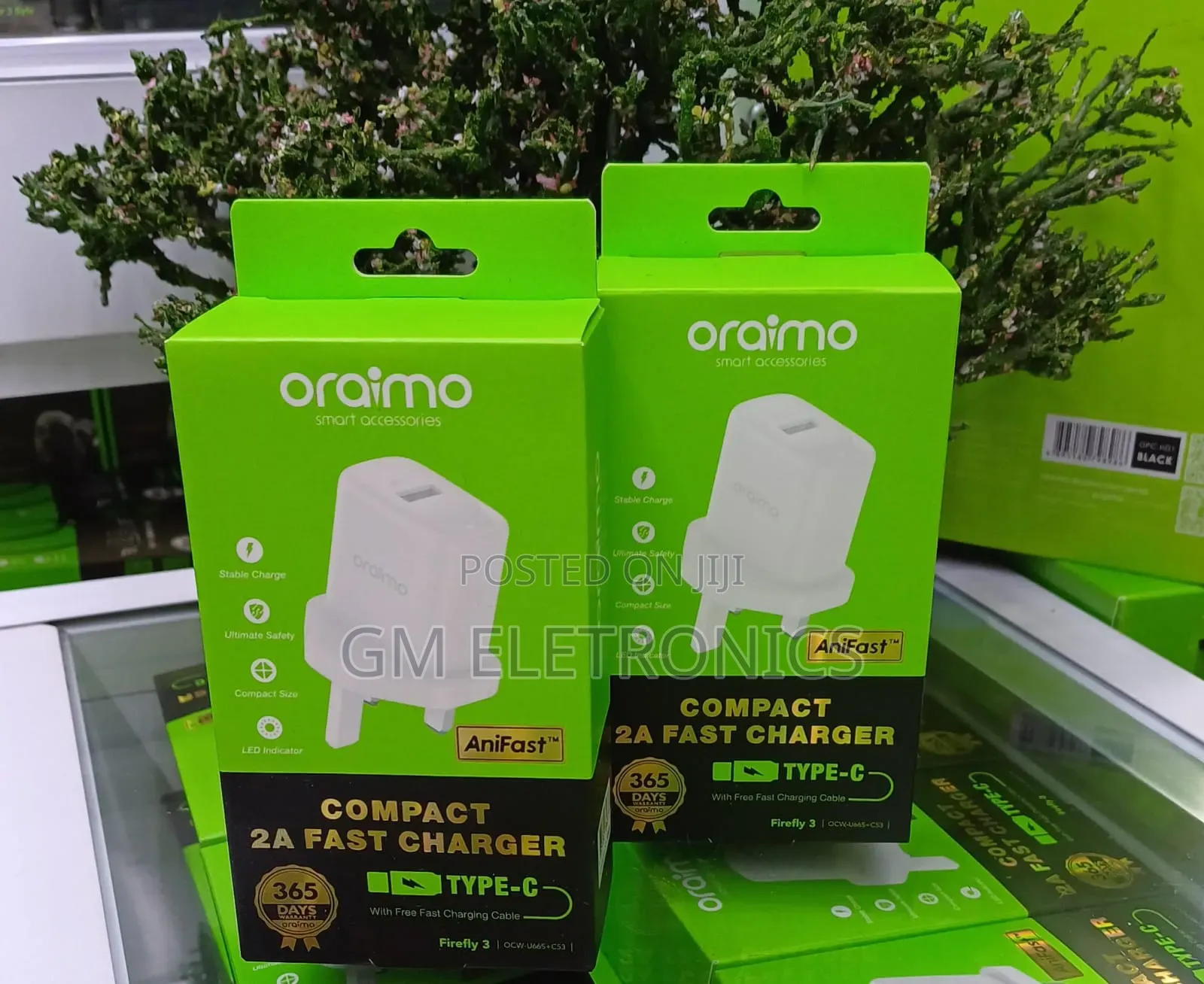 Original Oraimo Firefly 3 10W Wall Charger Kit. TYPE-C