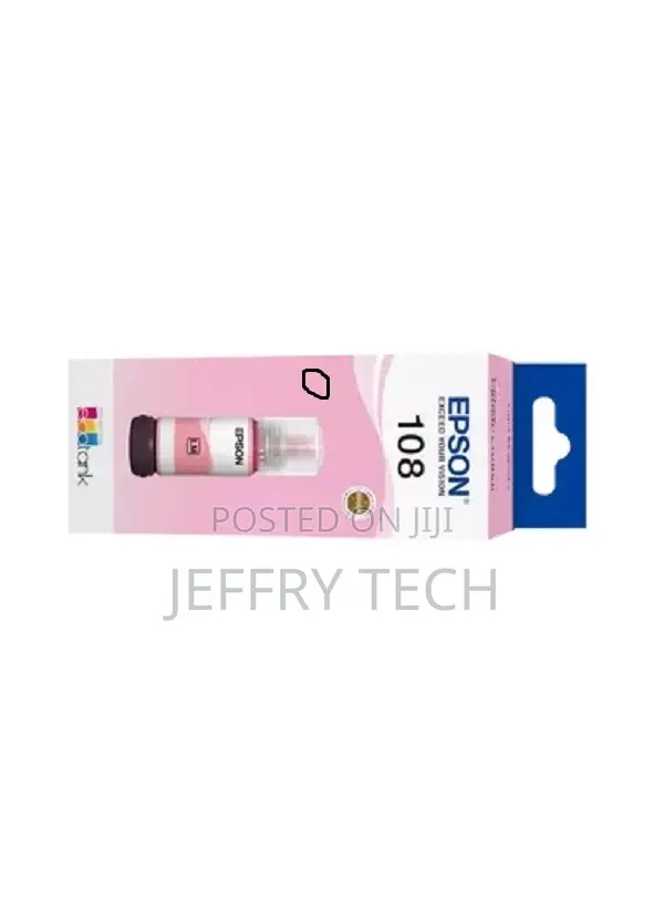 108 Ecotank Light Magenta Ink Bottle