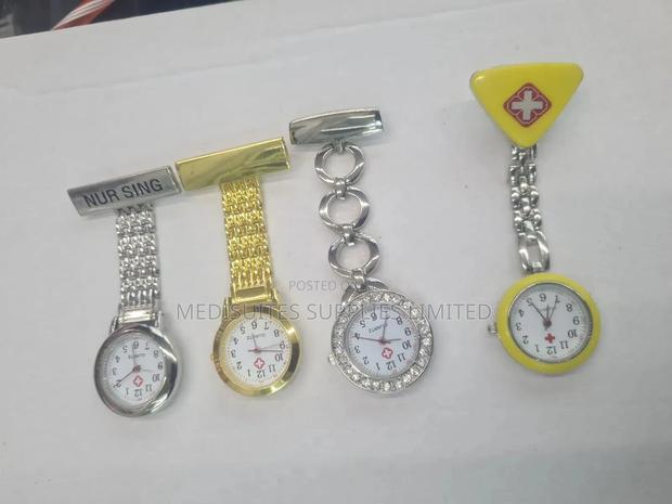 Metallic Nurses Watch ( Silver and Gold. - main view