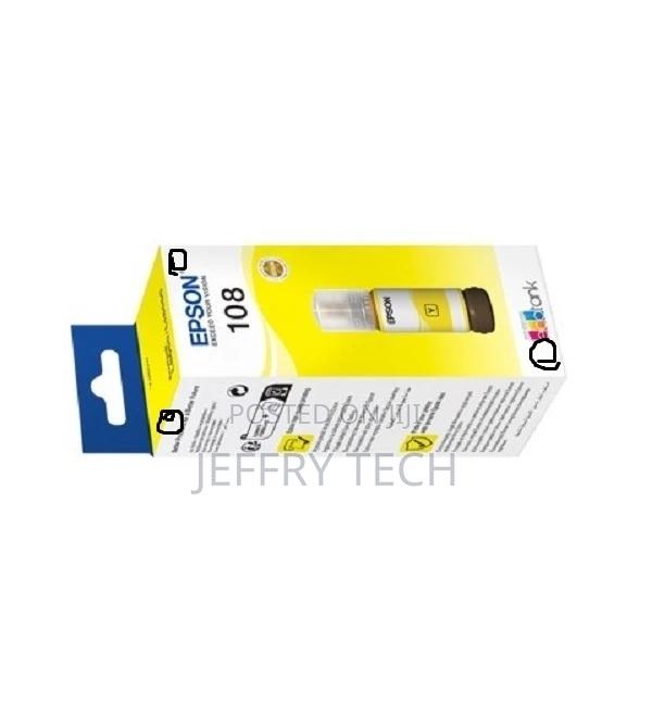 Epson 108 Ecotank Pigment Yellow Ink Bottle