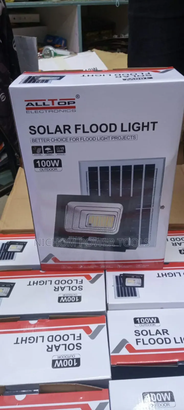 Alltop Solar Floodlight 100watts