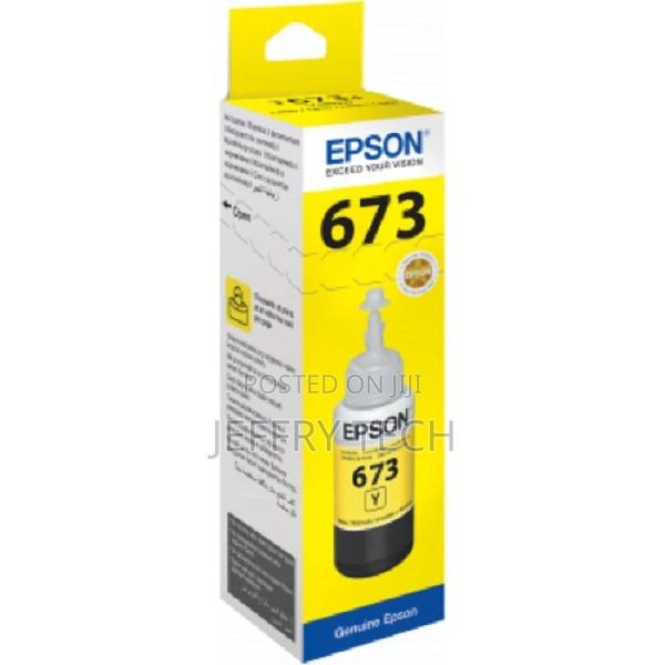 Epson T6734 Yellow Ink Bottle