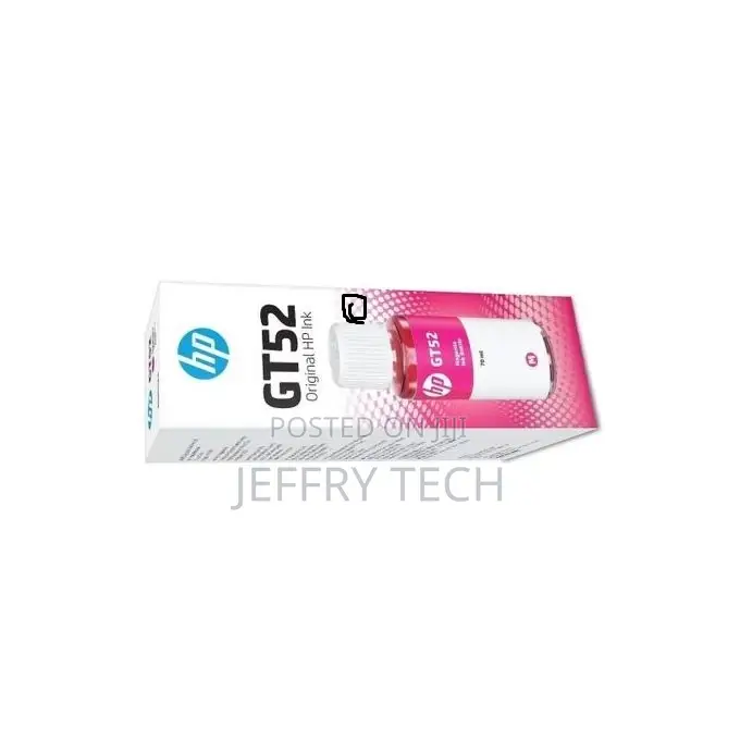 HP Gt52 Ink Bottle (Magenta)-70ml