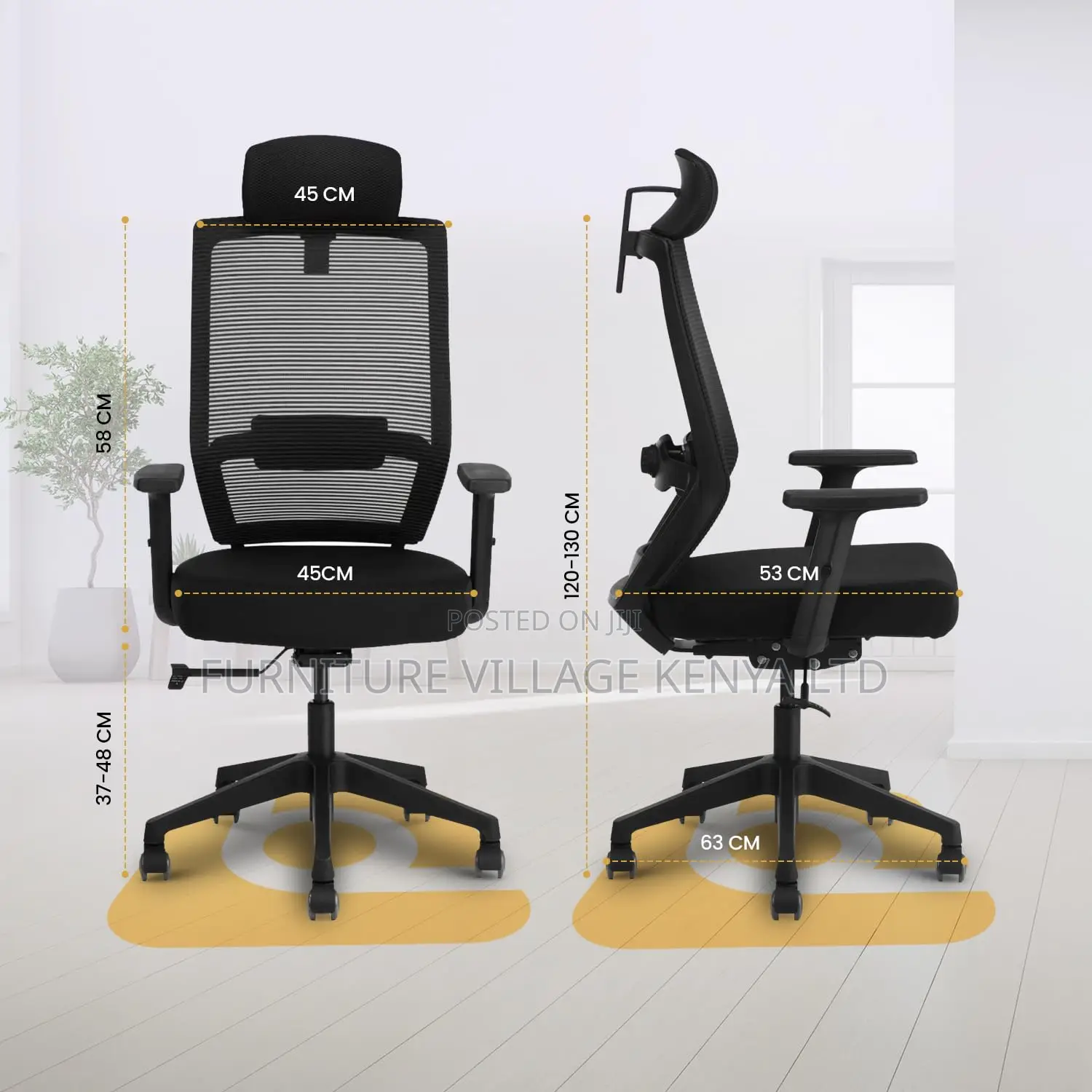 High Back Home Office Desk Chair