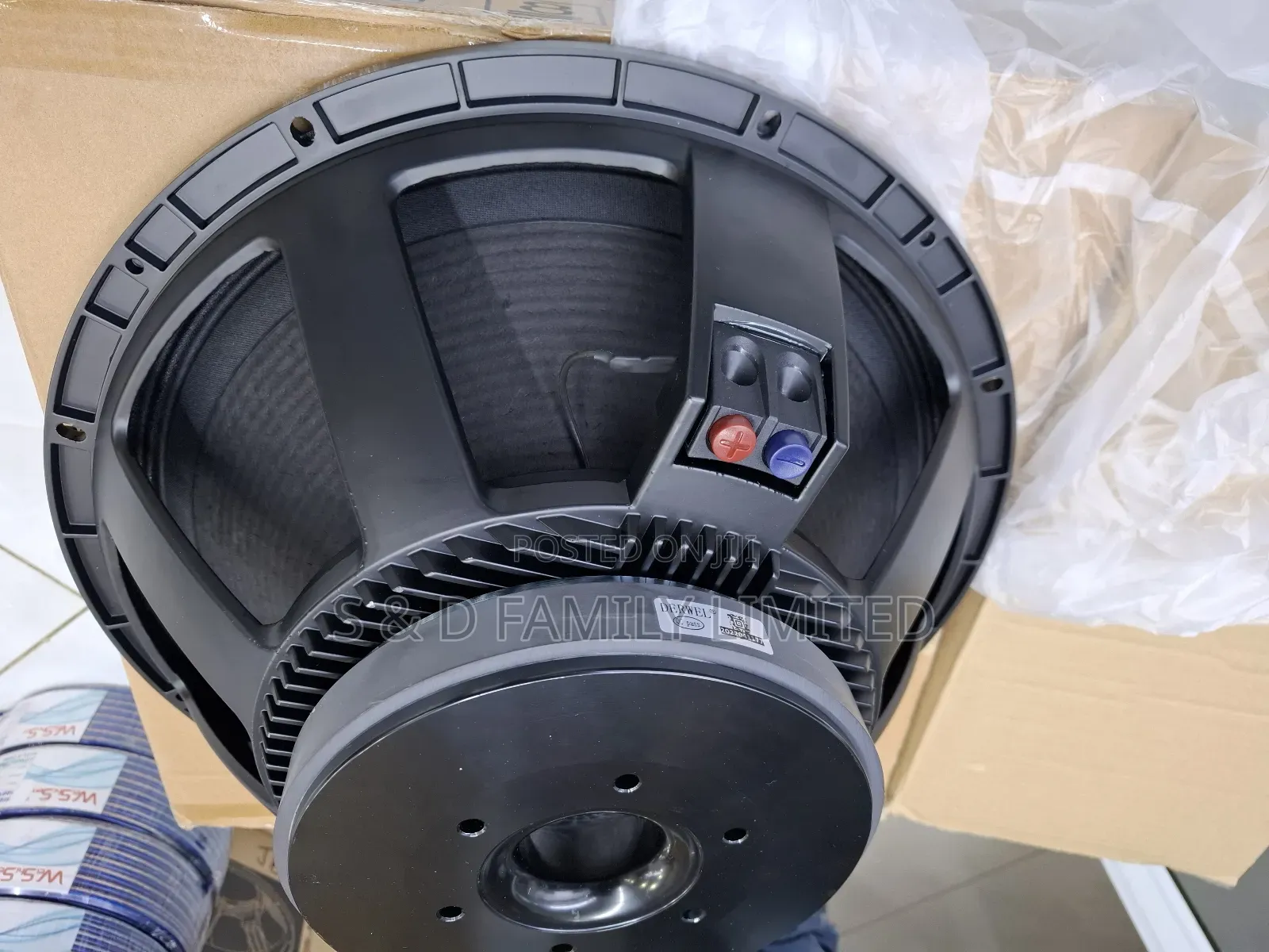 Derwel 18 Inch Naked Bass Speaker