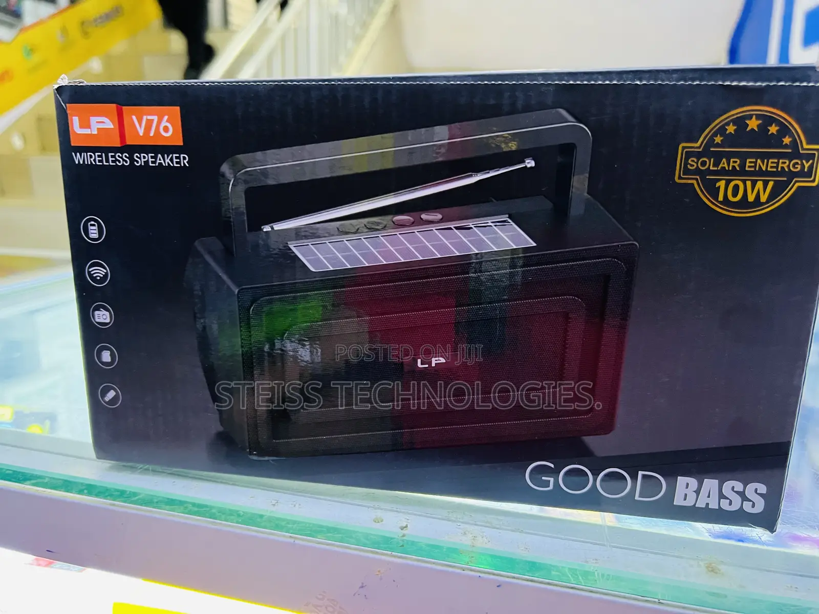 Good Bass Portable Bluetooth Speaker.