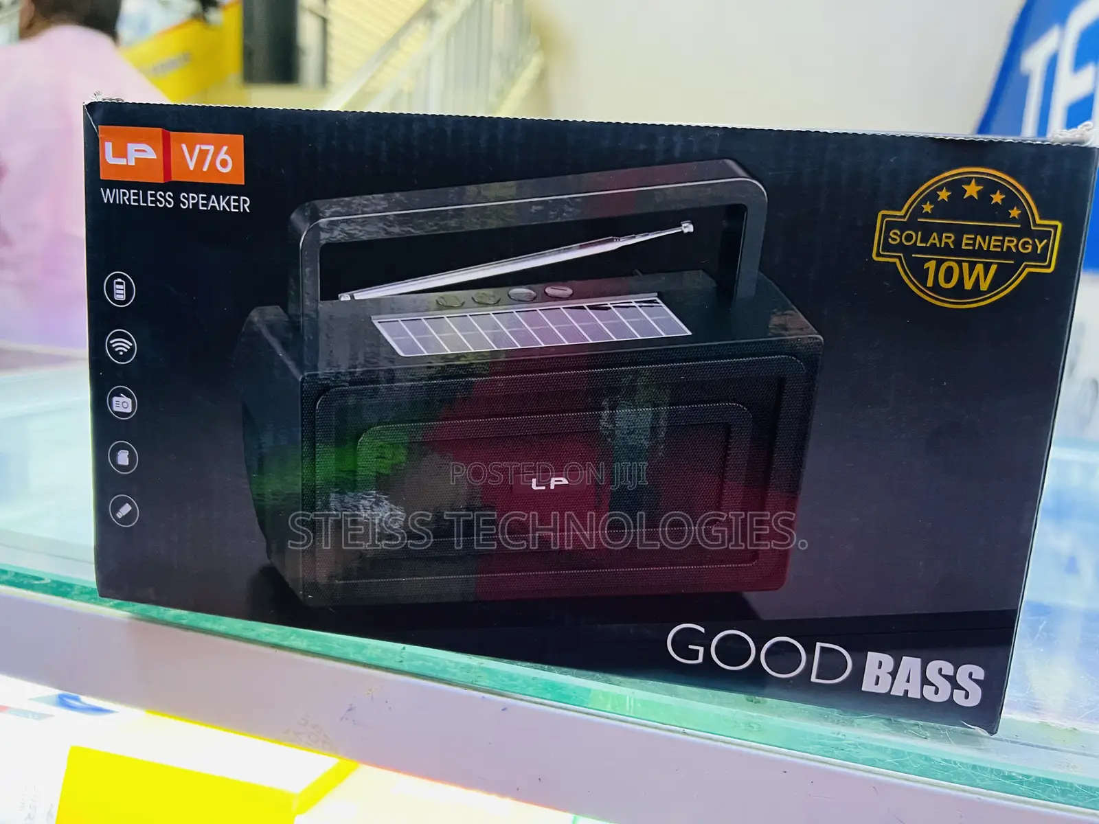 Good Bass Portable Bluetooth Speaker.