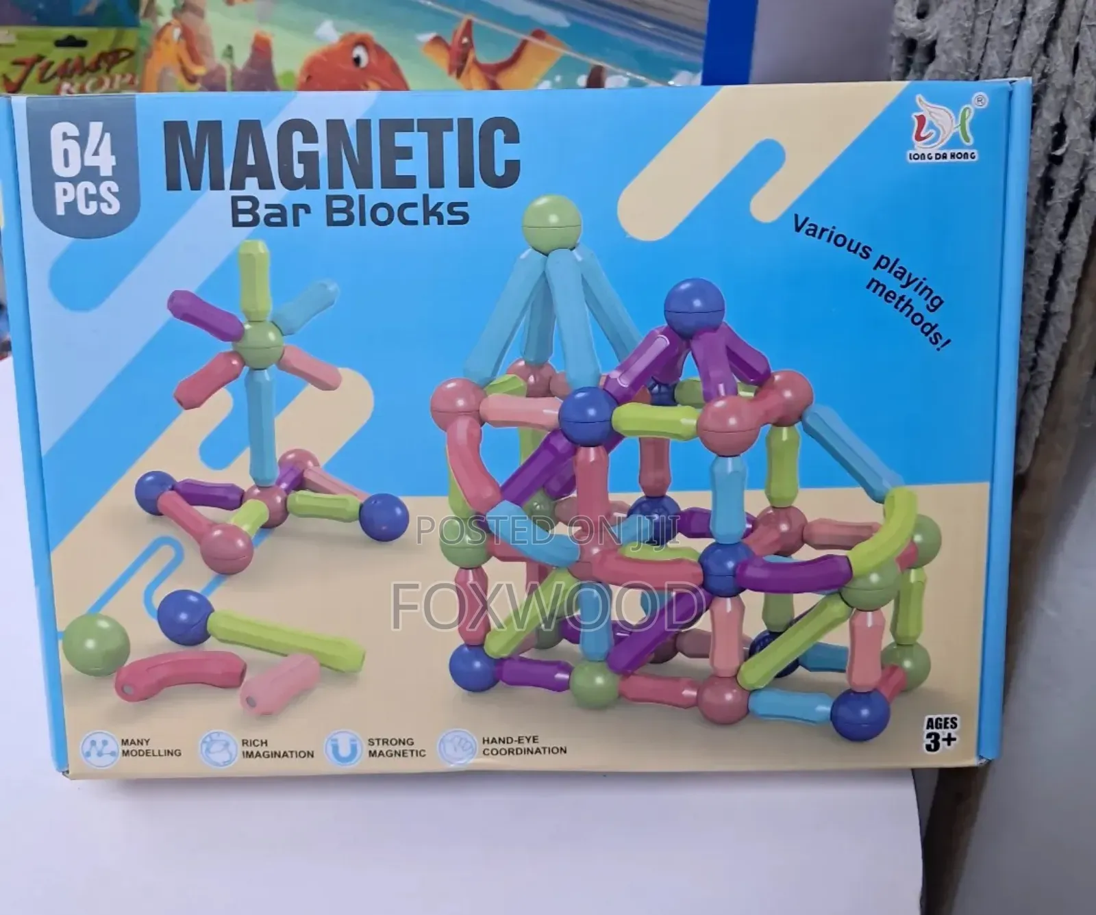 Magnetic Sticks and Balls 64 PCS