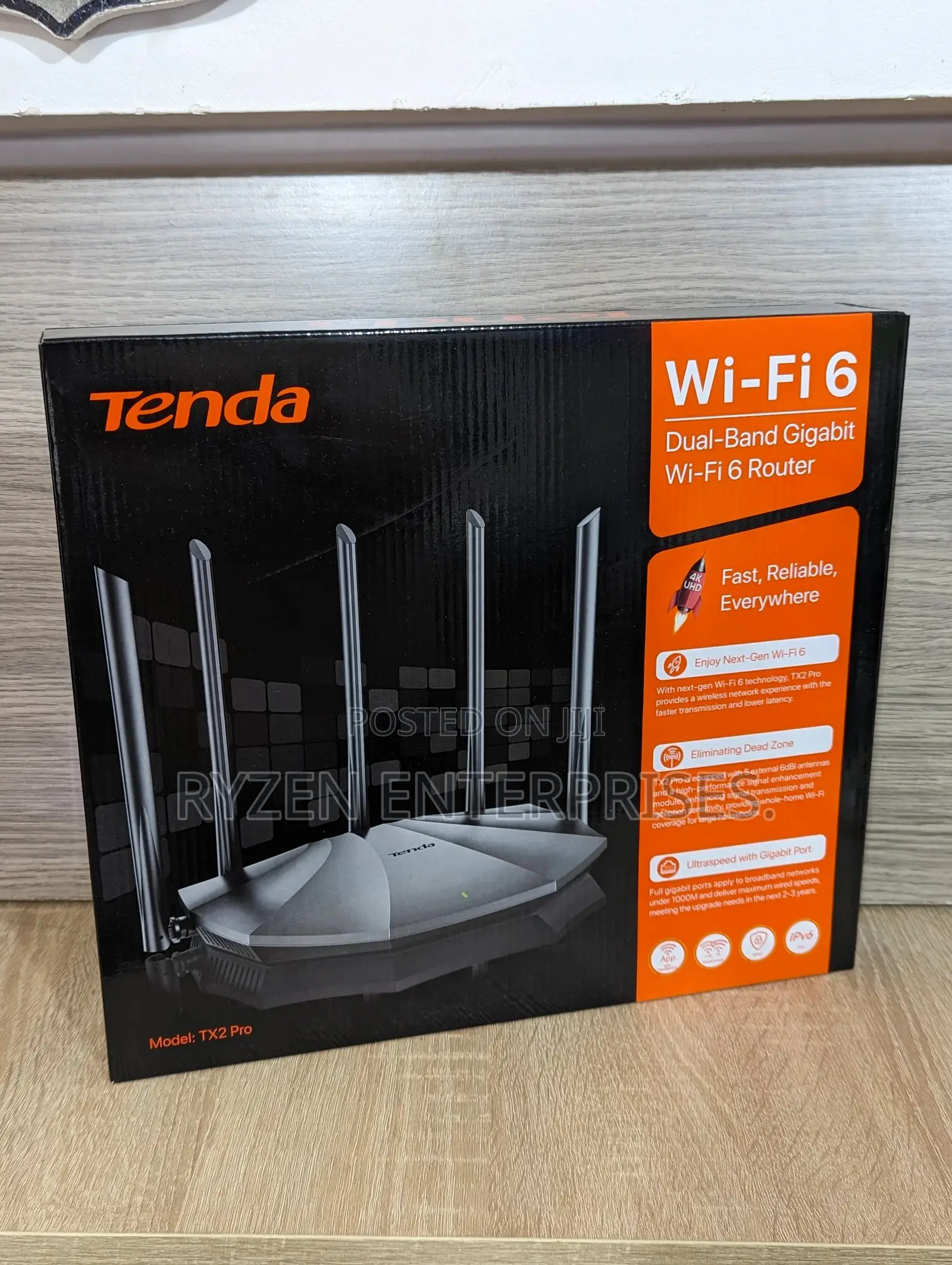Tenda Wifi 6 Router Tx2 Pro Router
