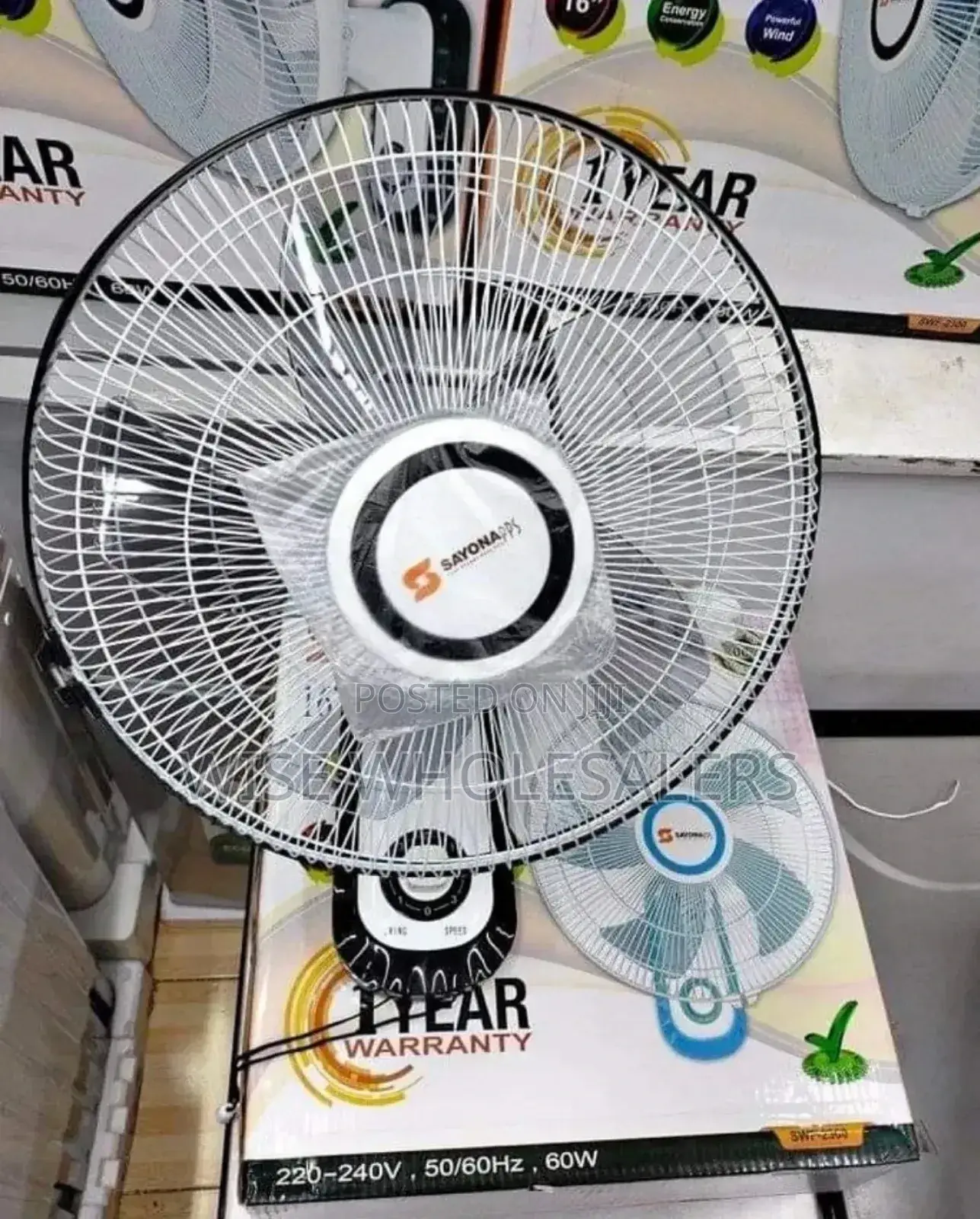 Sayona SWF 2300 - Wall Fan 16" Mounted*°°• 