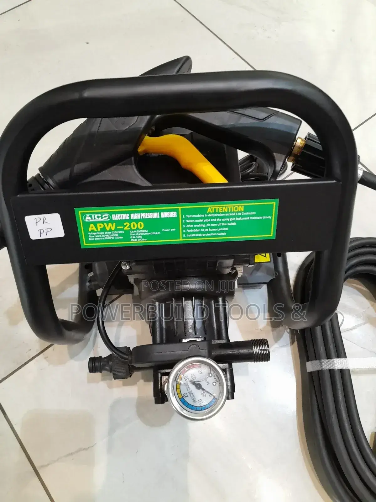 Portable Carwash Machine 2000psi