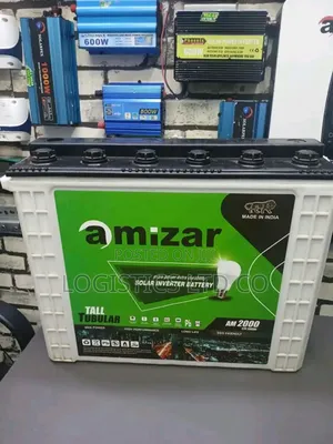AMIZAR 200AH 12V Tall Tubular Solar Battery/Rechargeable