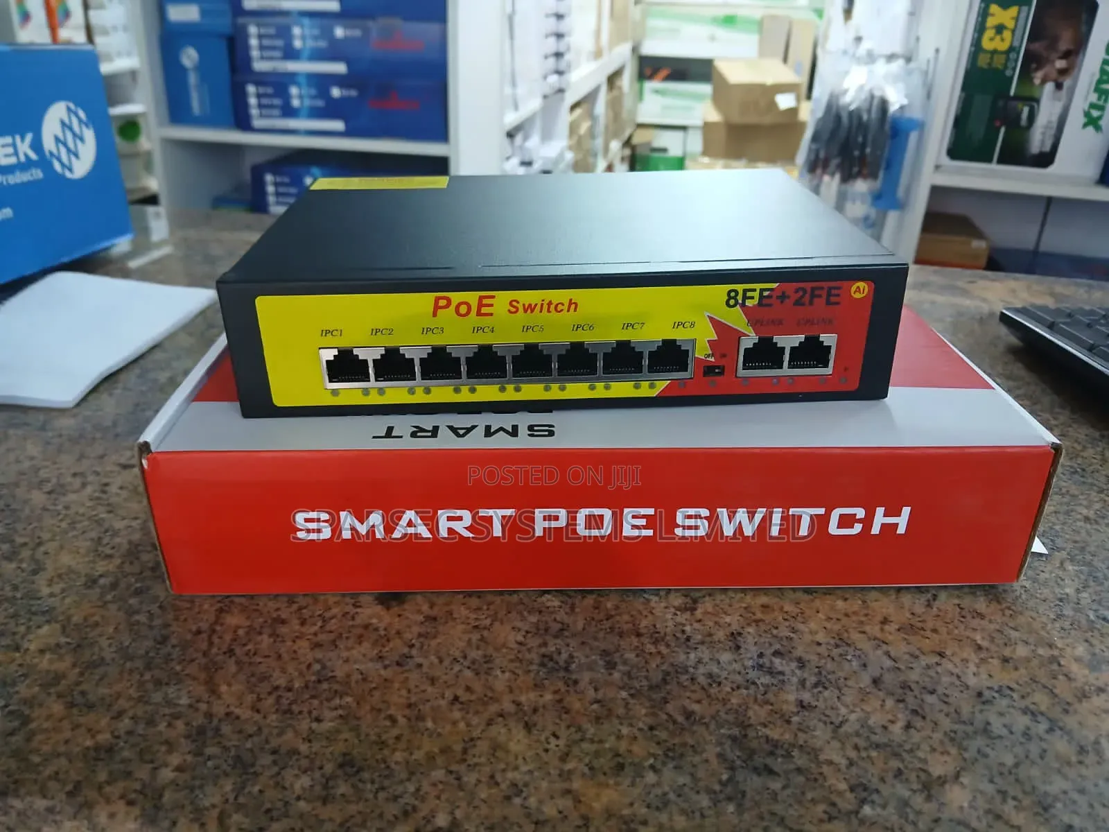 Smart POE Switch 10 Ports (8+2)