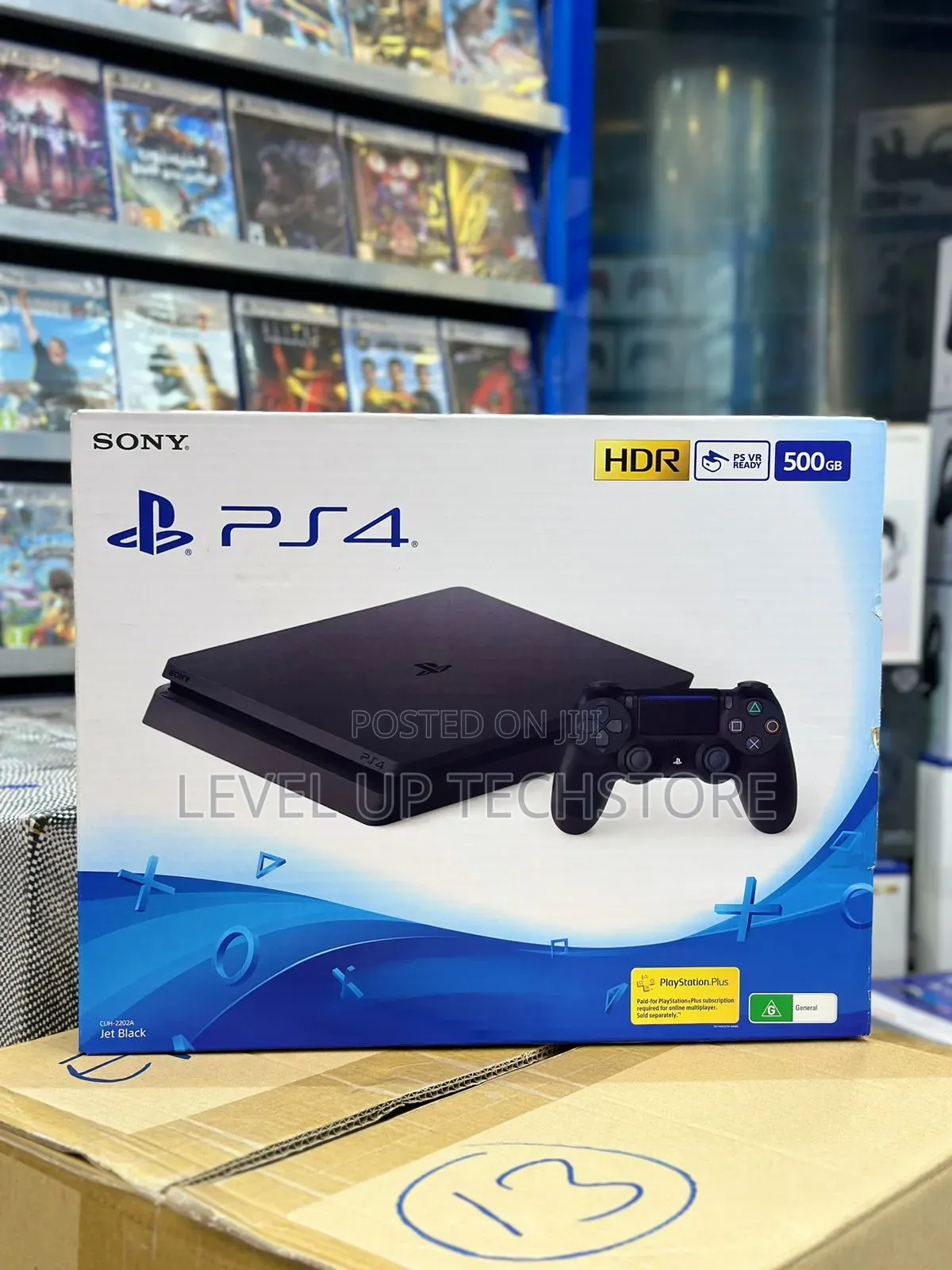 PS4 Slim 500gb Console(Jet Black) - Brand New