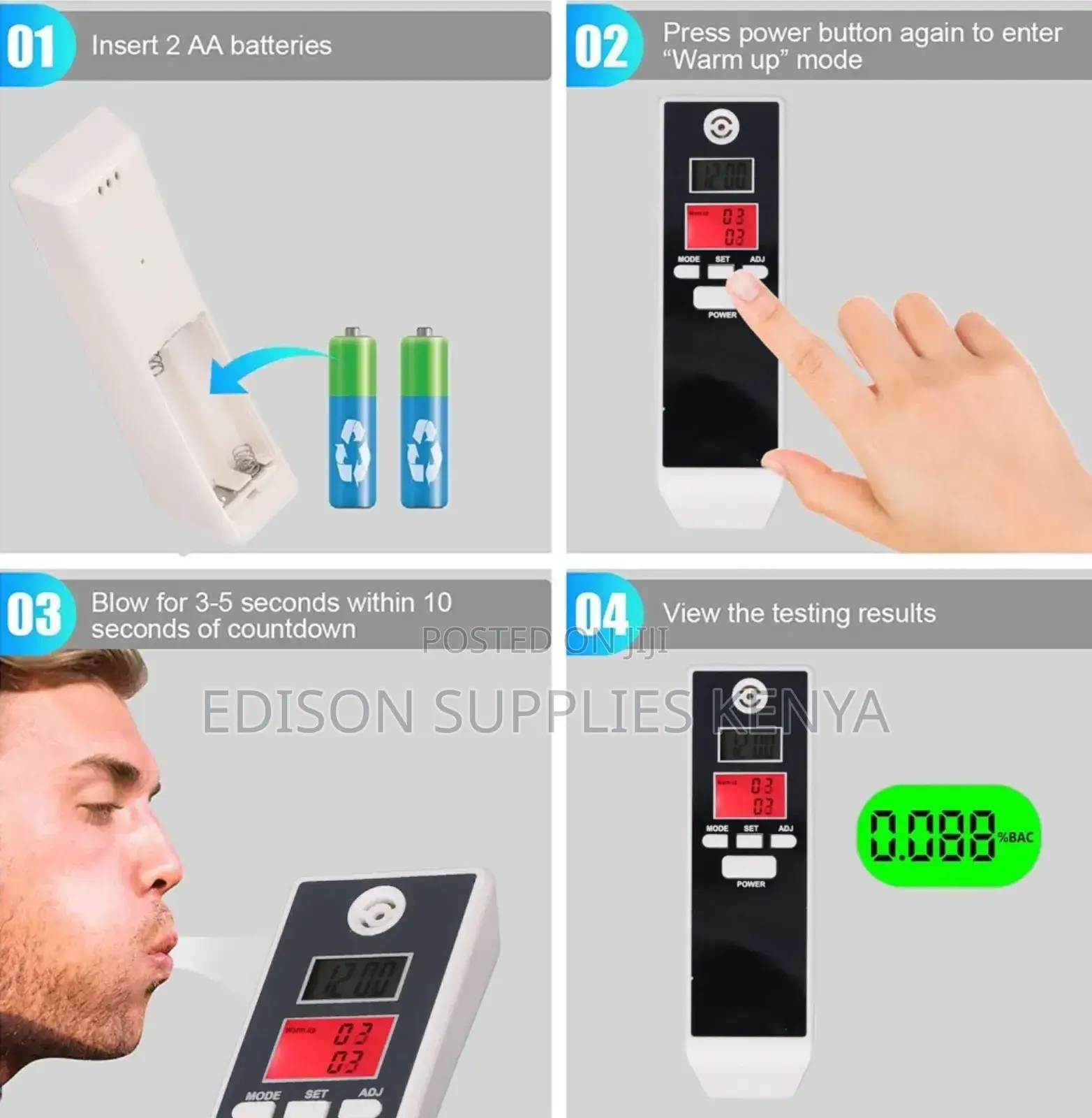 Alcohol Tester / Breathalyzer Digital Alcohol Breath Tester Alcoblow