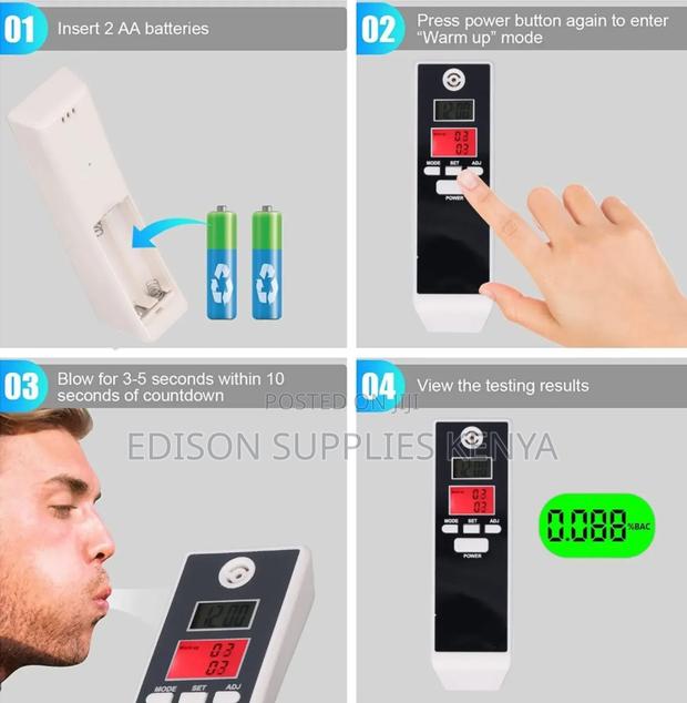 Alcohol Tester / Breathalyzer Digital Alcohol Breath Tester Alcoblow - thumbnail 2