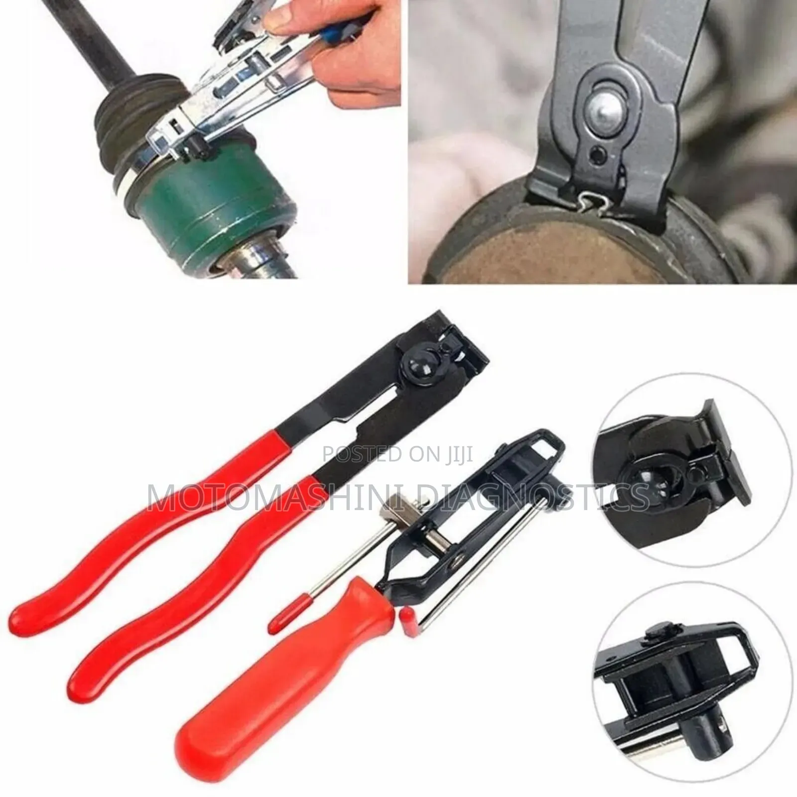 Vehicle Drive Shaft CV Boot Clamping Tools for Metal Clamps