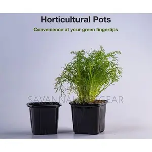 100 PCS Horticultural Plastic Seedling Flower Pot - 150ml