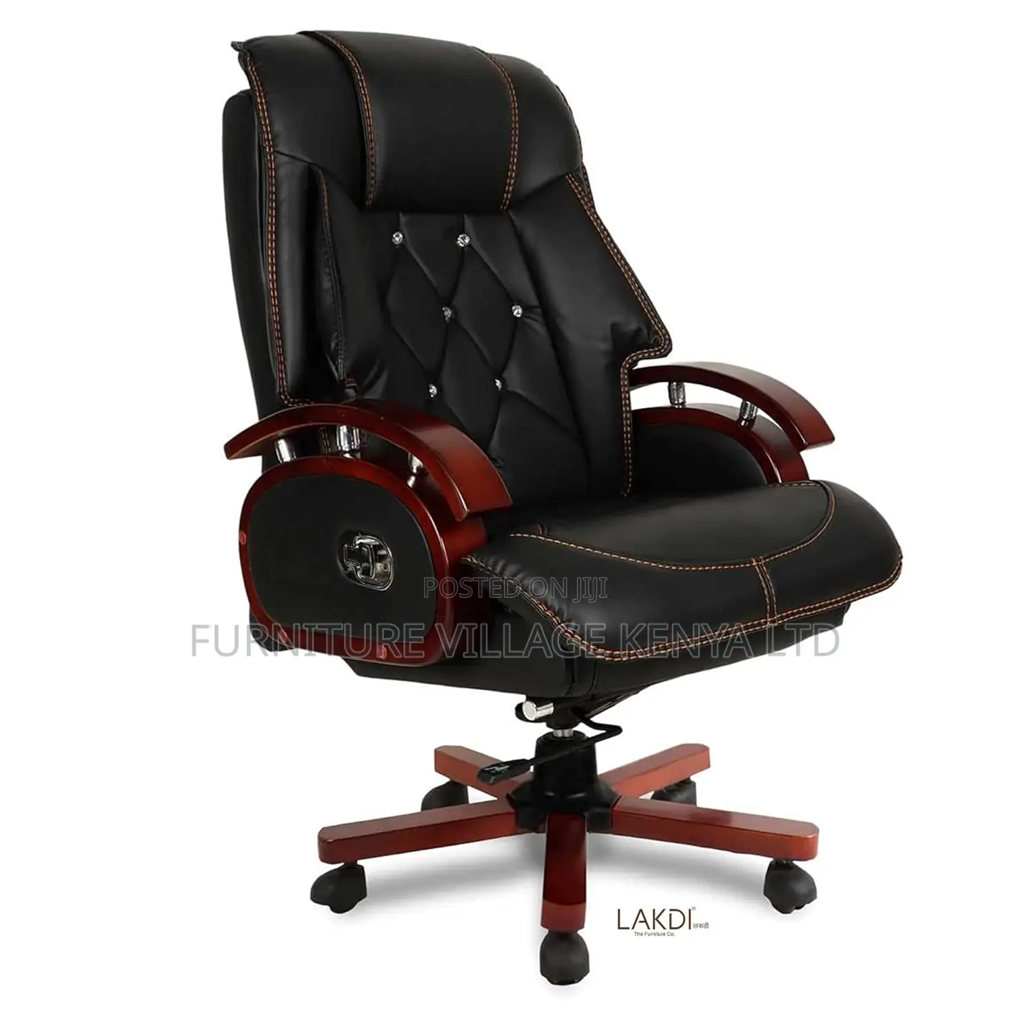 High Back Leatherette Chair, Director Chair