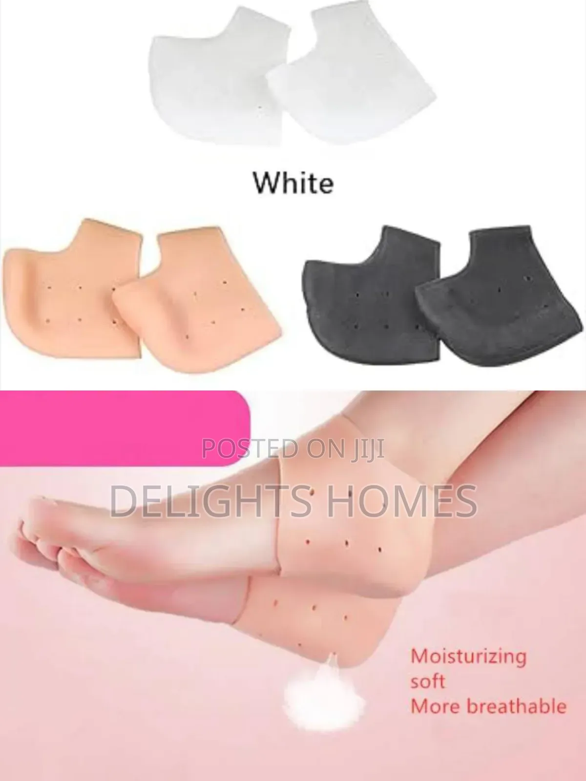 Silicone Moisture Gel Socks