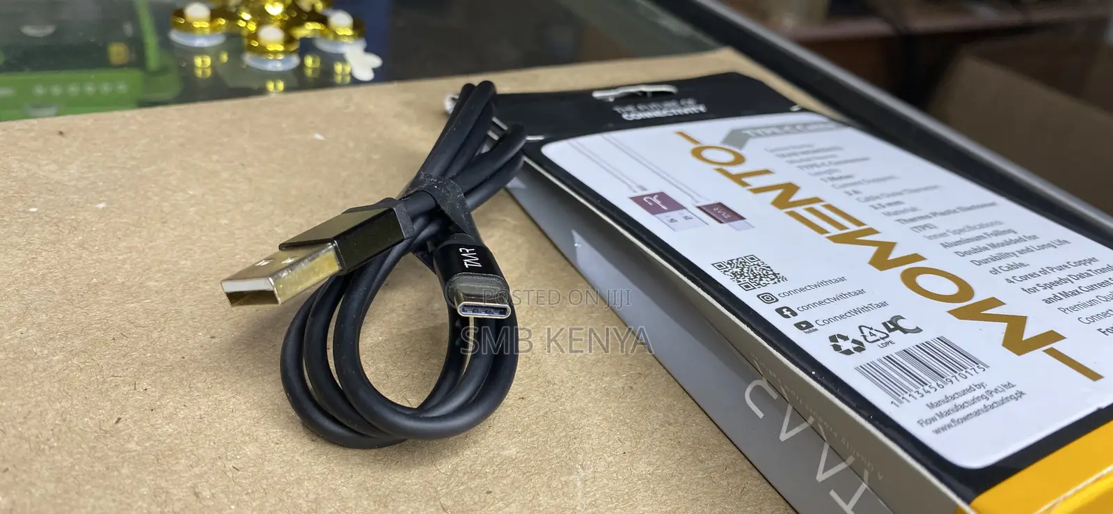 Momento Premium 3A USB Type C Fast Charging Cable