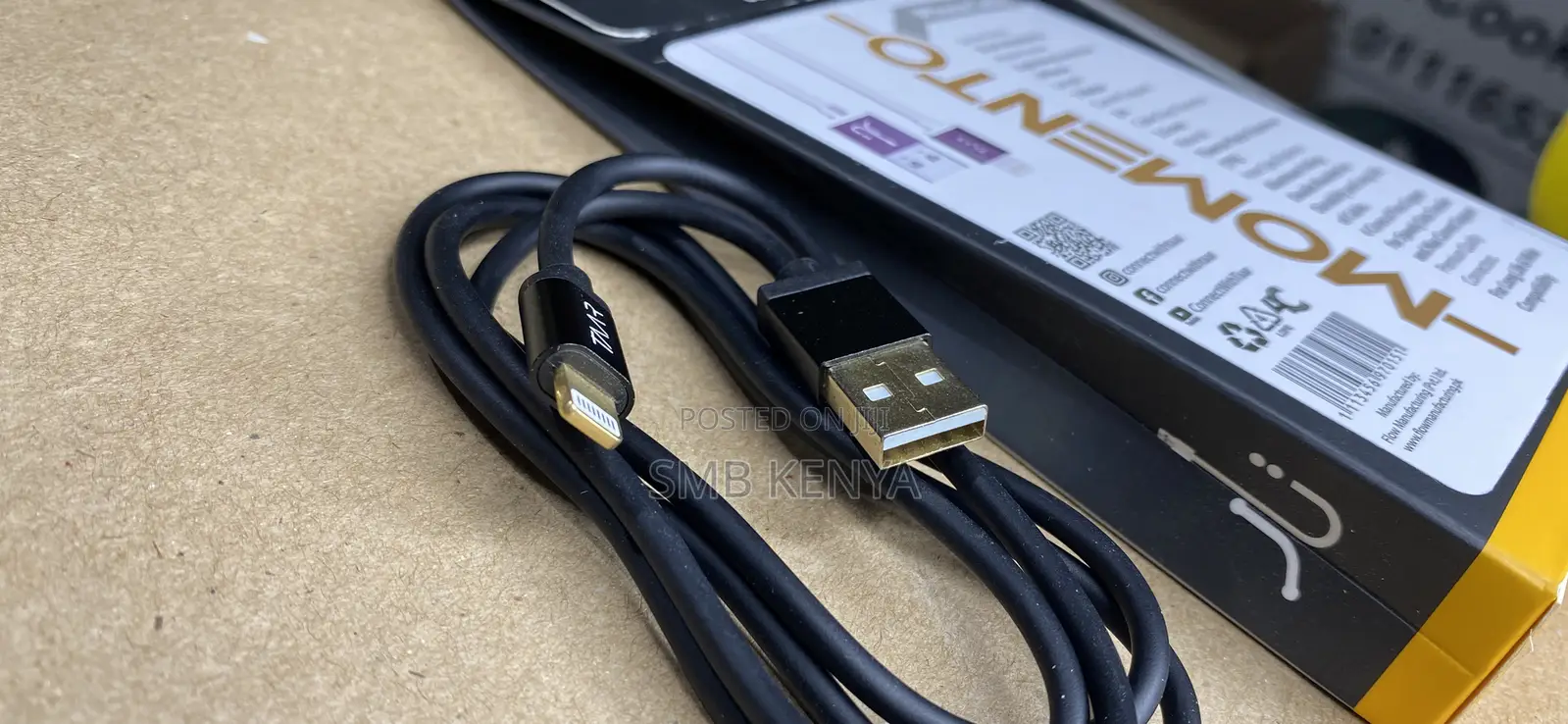 Momento Premium 3A USB iPhone Fast Charging Cable