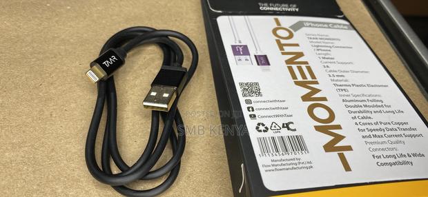 Momento Premium 3A USB iPhone Fast Charging Cable - main view