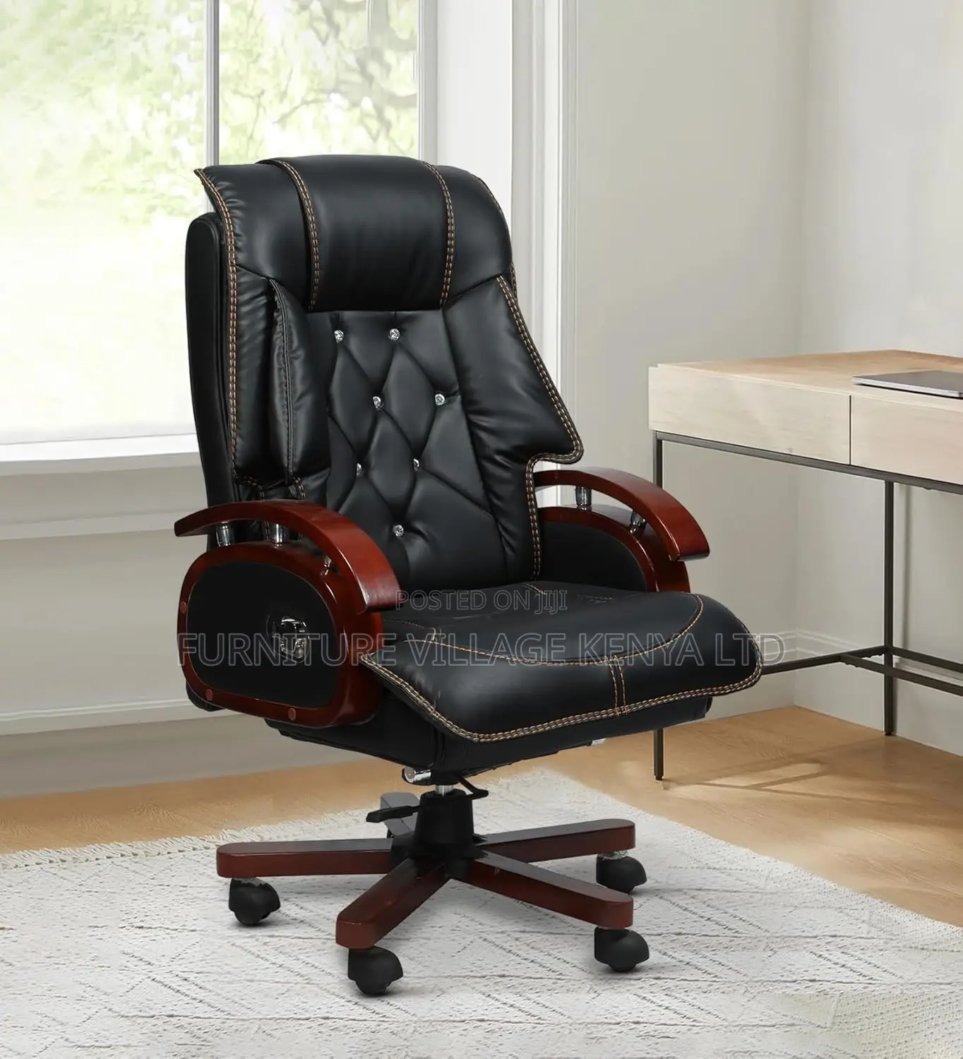High-Back Executive Office Leather Seat (Boss Office Seat)