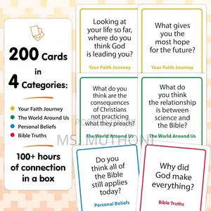 Bible Study/ Christian Card Game Cards