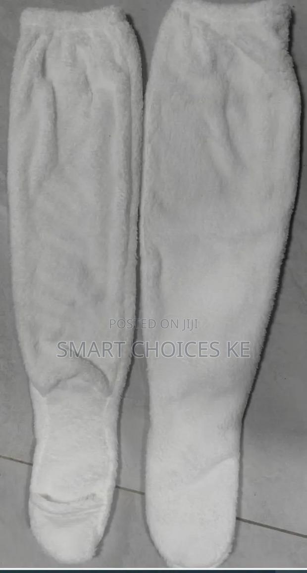 Warm Long Winter Thermal Leg Warmers - thumbnail 2