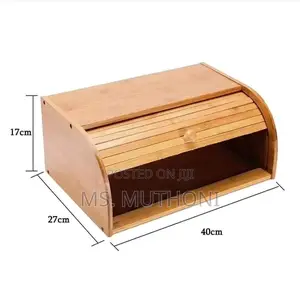 High Quality Bamboo Bread Bin -