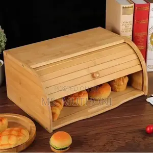 High Quality Bamboo Bread Bin -