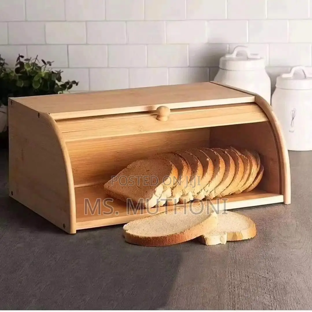 High Quality Bamboo Bread Bin -
