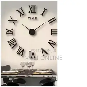 3D DIY Roman Functional Wall Clock