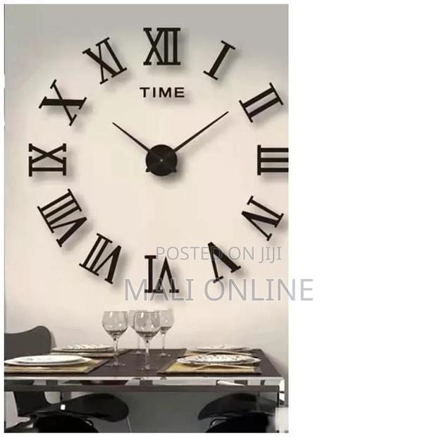 3D DIY Roman Functional Wall Clock - main view