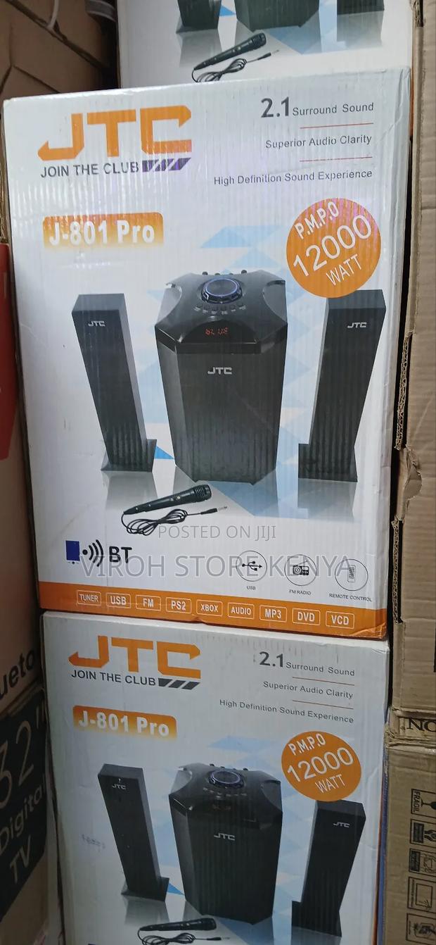 Euroken 2.1CH Woofer 20000watts With Mic Tall Boy System - thumbnail 2