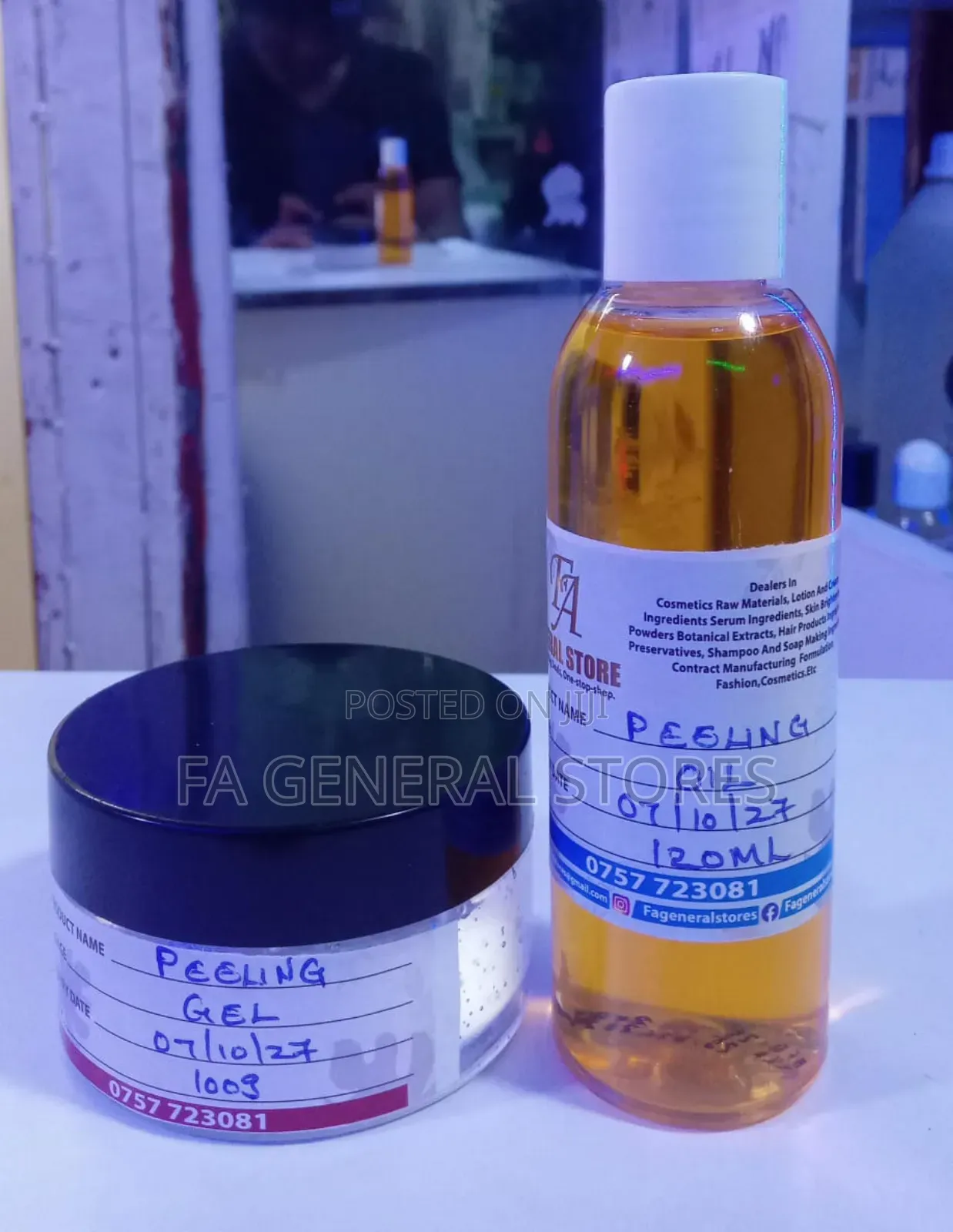 Peeling Oil, Gel and Cream