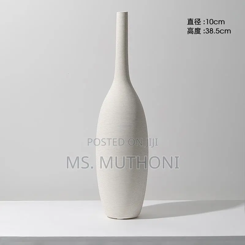 Simple Ceramic 3 in 1 Modern Home Decor Vase Set -