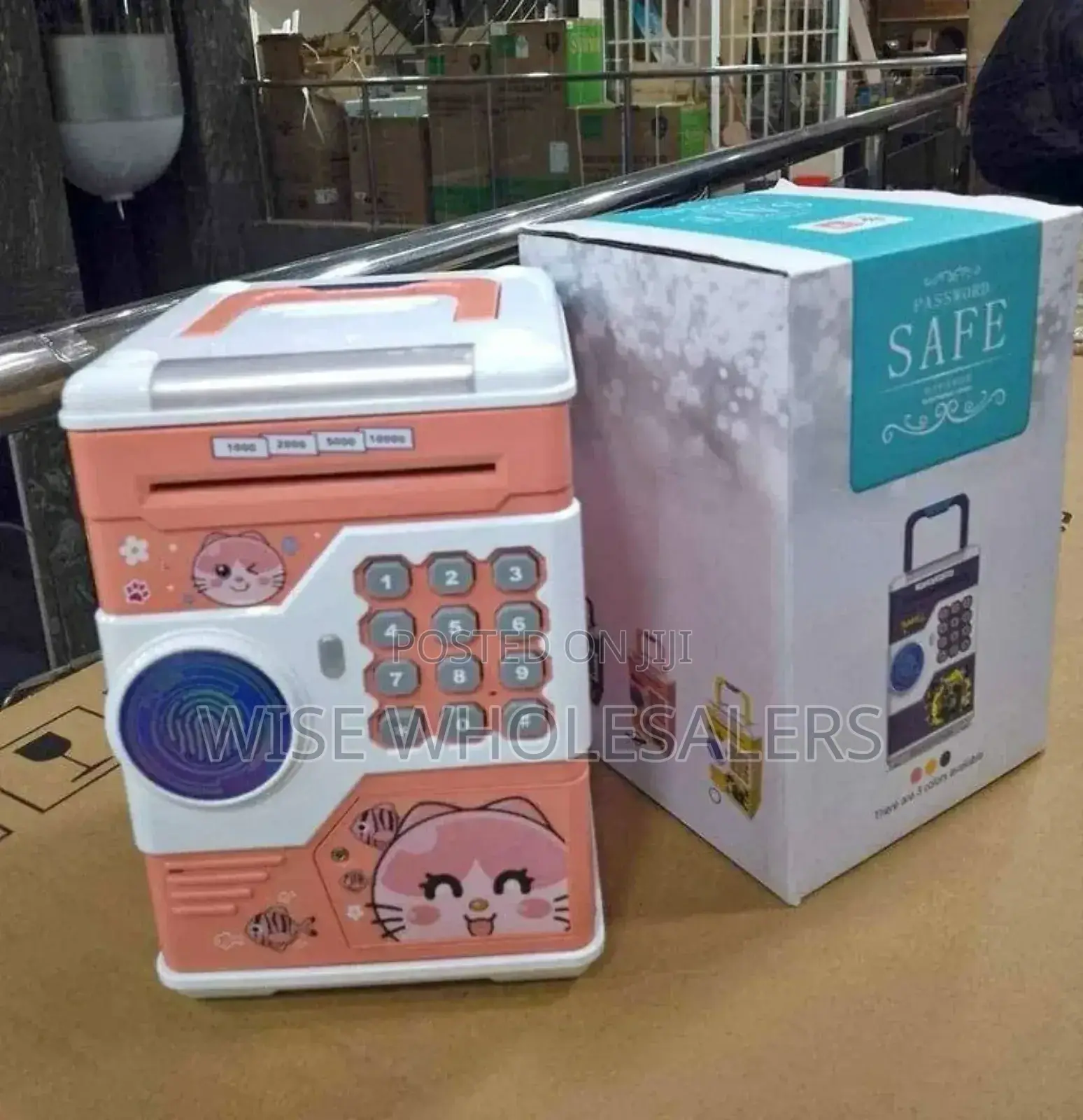 Piggy Bank Money Coin Saving Safe Box
